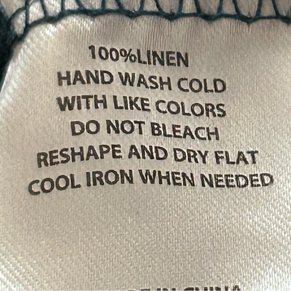 Dip 100% linen easy care  linen Plus cuffed  Knit Shirt NWT make offer - Picture 5 of 10